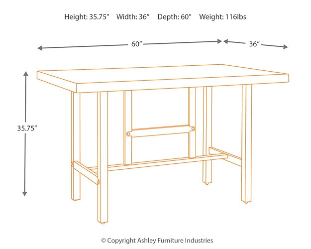 Kavara Counter Height Dining Set - Plush Home Furniture (CA) 