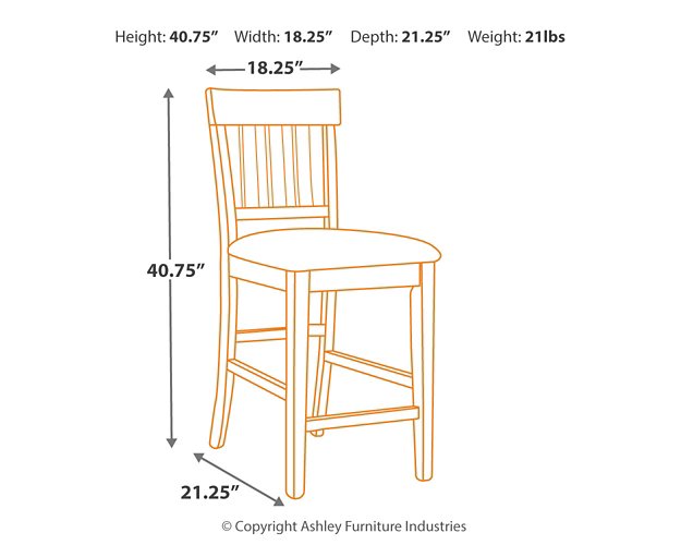 Ralene Counter Height Dining Set - Plush Home Furniture (CA) 