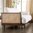 ALESUND Chair, Beige/Light Oak Natural & Brown