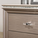 ALLIE Chest Beige & Brown