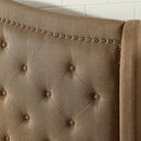 Carly Bed Grey & Brown