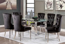 Casper 7 Pc Dining Table Set Chrome