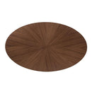 Ebikon 5 Pc Dining Table Set Walnut