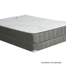 EDREA White/Gray 10" Tight Top Pocket Coil, Full