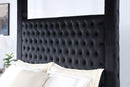 Etherea Bed Gray & Black