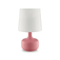 Farah 17"H Matte Black Table Lamp