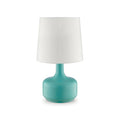 Farah 17"H Matte Black Table Lamp