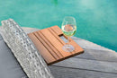Bahia Tobago Reclining Chaise Lounge Brown & Gray