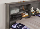 TIBALT Full DayBed w/ Trundle, Dark Gray