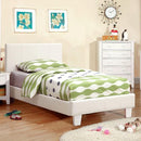 Winn Park Bed Espresso, Velvet, & White