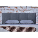 Winn Park Cal.King, E.King, Twin, & Full Bed Chrome, Gray, Brown, & Chrome