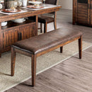 Wichita Light Walnut Bench