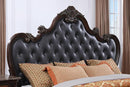 Ventresca E.King & Queen Bed White & Chrome