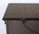 PAMPHILOS E.King Bed, Gray/White