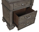 PAMPHILOS Queen Bed, Gray/White