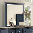 Bed Pinetop Blue & White