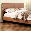 Evans E.King & Cal.King Bed Espressso, White, & Camel