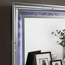 Emmeline Bed Silver & White