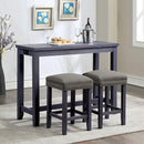 Caerleon 3 & 4 Piece Counter Ht. Set Gray & Blue