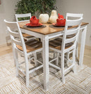 Gesthaven Counter Height Dining Table and 4 Barstools (Set of 5)