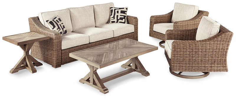 Beachcroft Outdoor Seating Set - Plush Home Furniture (CA) 