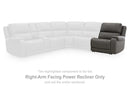 5Z - Pittson Power Sectional Reclining Sofa