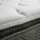 STORMIN White/Gray 13" Euro Pillow Top Mattress