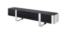 Leknes TV Stand Black (Gold/Silver Frame)