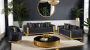 Valdosta Chair Black & Beige