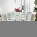 Richfield 5 Pc Counter Ht Table Set Silver