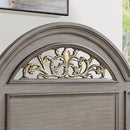 Syracuse Bed Cherry & Grey