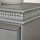 Maddie Bed White & Silver