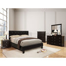 Velen Bed Black & White