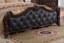 Ventresca E.King & Queen Bed White & Chrome