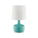 Farah 17"H Matte Black Table Lamp