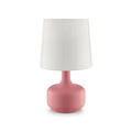 Farah 17"H Matte Black Table Lamp