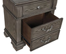 PAMPHILOS E.King Bed, Gray/White