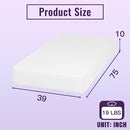 Nasturtium 10" Twin Bamboo Charcoal Infused Memory Foam