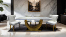 Portanova Gold Chair (2/CTN)