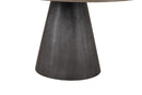 Broager 5 Pc Dining Table Set (Light Gray Caster Chairs)