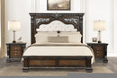 Promenade Bed Dark Brown & White