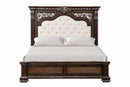 Promenade Bed Dark Brown & White