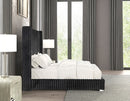 Cadwell E.King, Queen, & Full Bed White, Gray, & Black