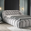 Newquay Bed Black, White, & Gray