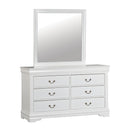 Louis Philippe Full, Twin, Full, & King Bed Black, Grey, Brown & White