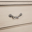 Pamphilos 4 & 5 Piece Queen Bedroom Set Gray & White