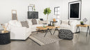 Ashlyn 2 Piece Upholstered Sloped Arms Living Room Set - Plush Home Furniture (CA) 