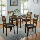 Blackwood 5 Piece Round Table Dining Room Set - Plush Home Furniture (CA) 